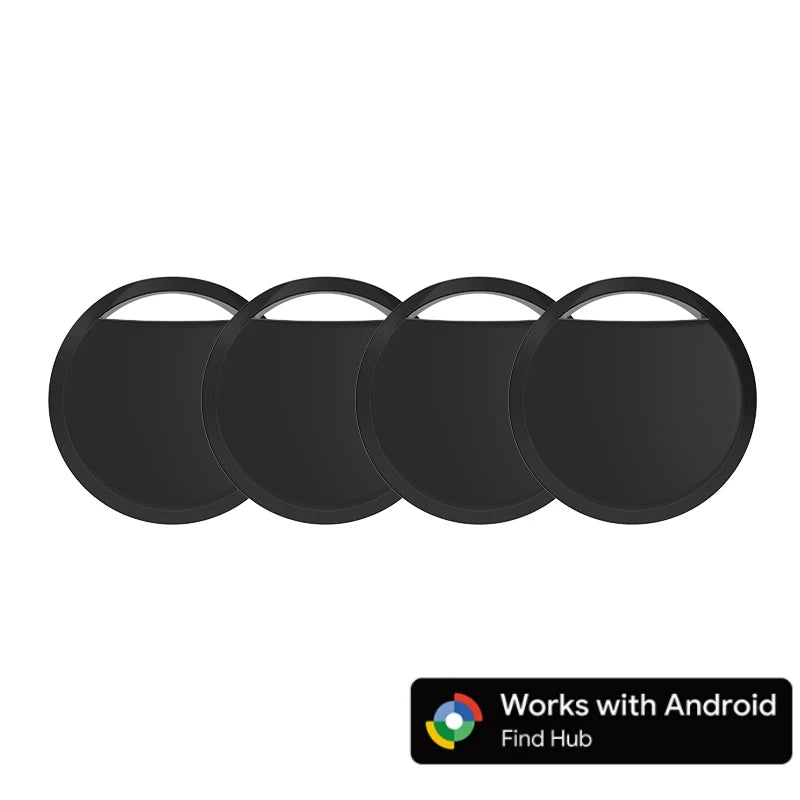 4-Pack Beyond Bluetooth Locating Tracker Android Tag Work With Google Find App Key Parcel Locator for Xiaomi Samsung OnePlus GMS
