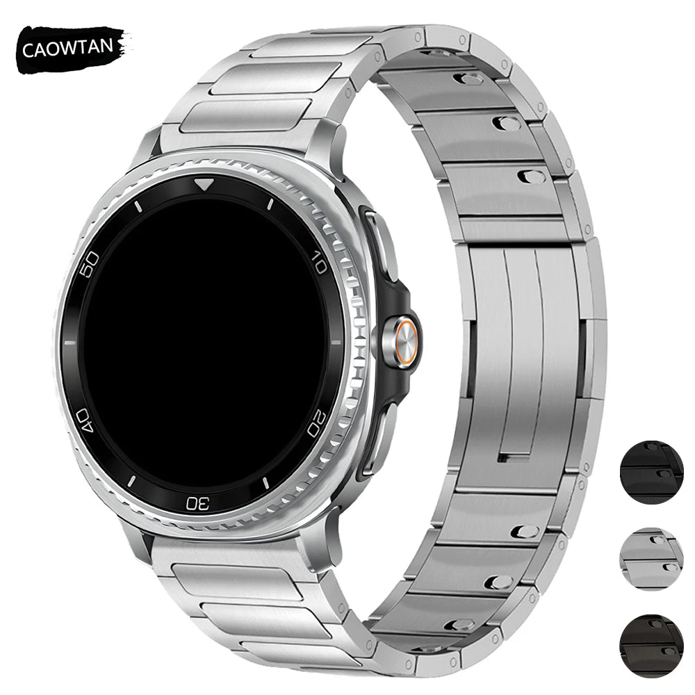 Stainless Steel Strap for Samsung Galaxy Watch8Classic 46mm Ultra 2025 47mm Bracelet Correa for Galaxy Watch8 40/44mm Metal Band