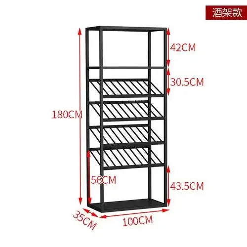 Kitchen Industrial Bar Cabinet Houses Wedding Iron Stackable Handmade Design Display Wine Rack Column Armadietto Cube Furniture