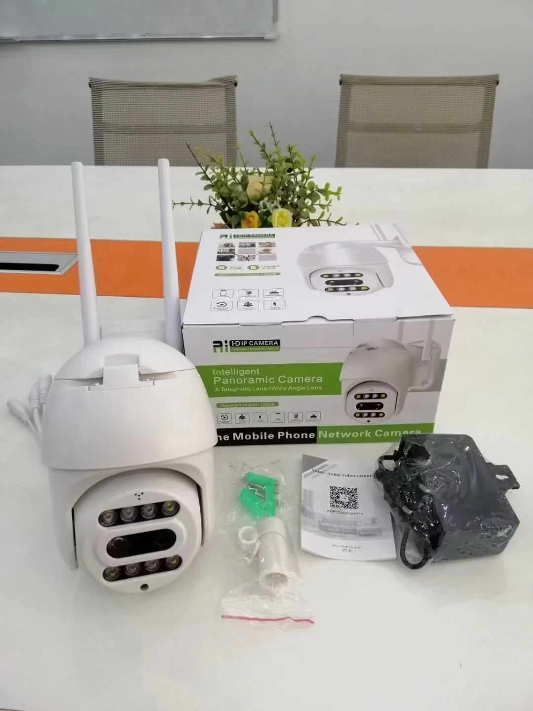 2022 New Arrival 10X Zoom Carecam Pro Dual Lens Night Vision Outdoor Wireless Security WiFi CCTV PTZ IP Camera