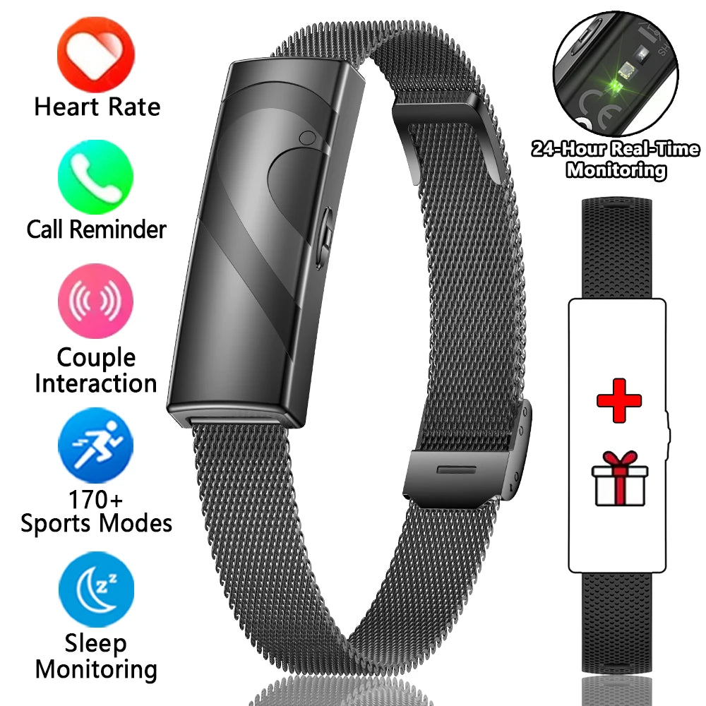 Men Women Smart Bracelet Waterproof Sports Fitness Tracker Heart Rate Sleep Monitor Health Smart Band Smartwatch For Android iOS