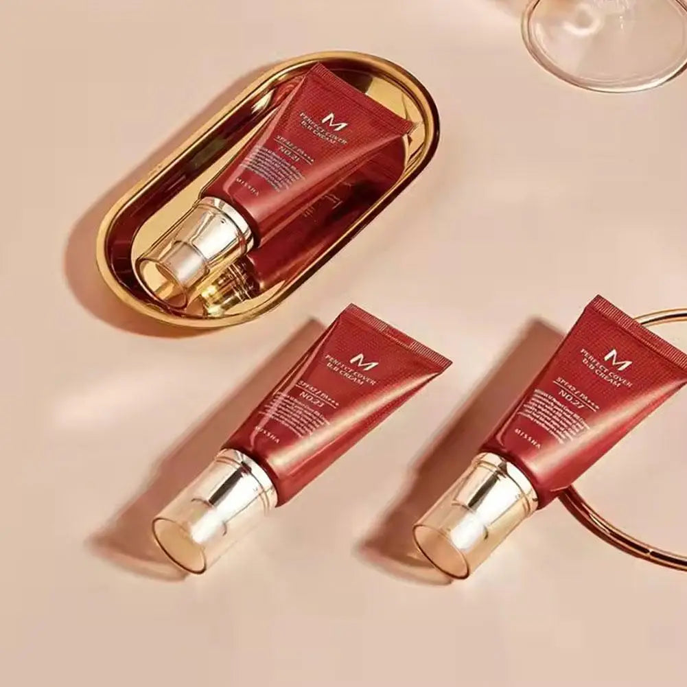 Original Korean Cosmetic BB Liquid Foundation Concealer Cream Facial Makeup Skin-Nourishing Waterproof Oil Control Long-lasting