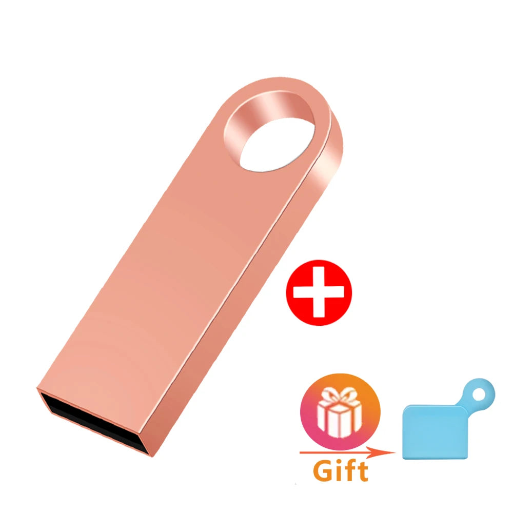 metal memory usb flash drive 32GB pendrive 4GB 128GB 64GB waterproof pen drive 16GB 8GB flash usb2.0 cle usb stick Custom logo