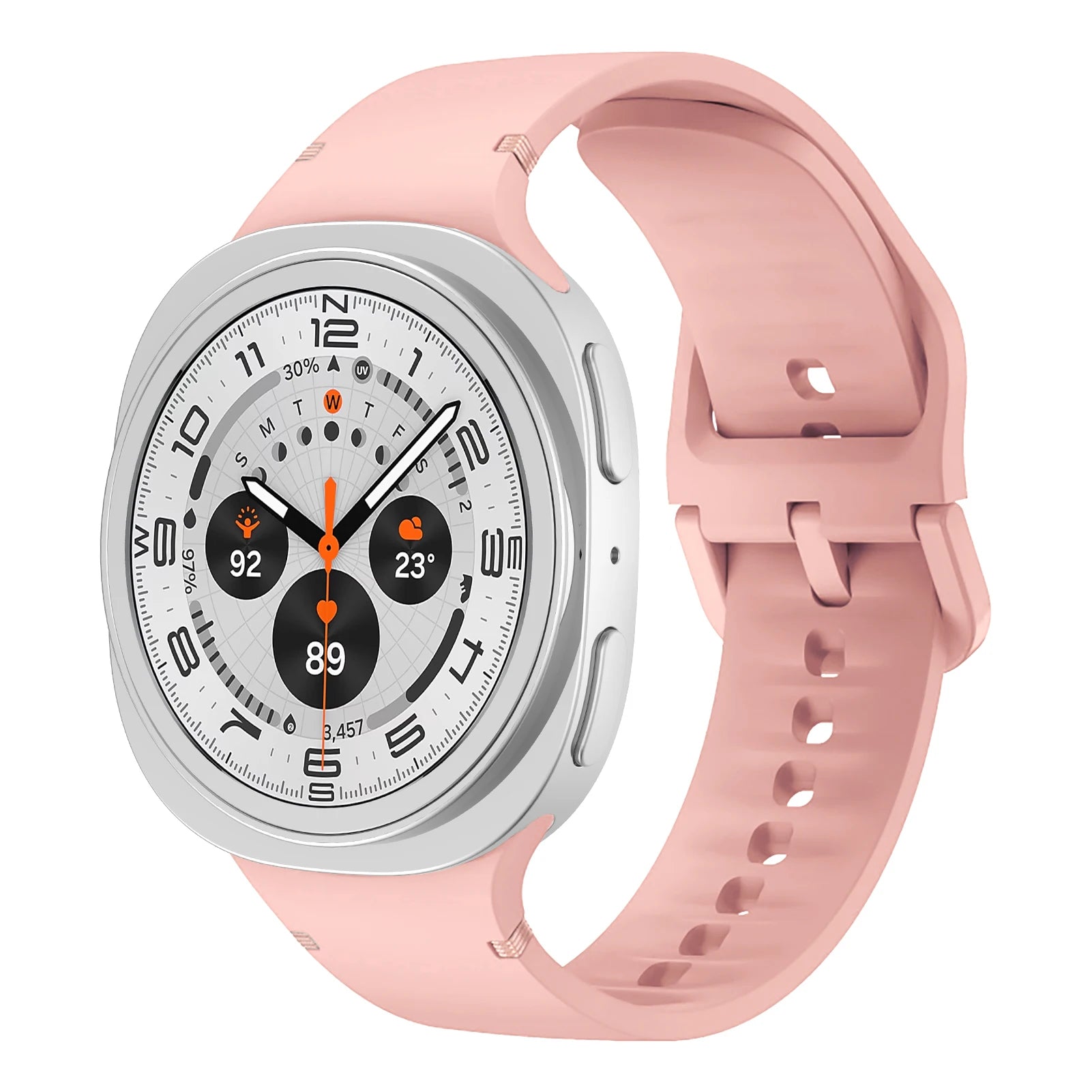 1:1 Sport Band for Samsung Galaxy watch 8 44mm 40mm 8 classic 46mm Wrist Replacement Belt Bracelet Correa Galaxy watch 8 Straps