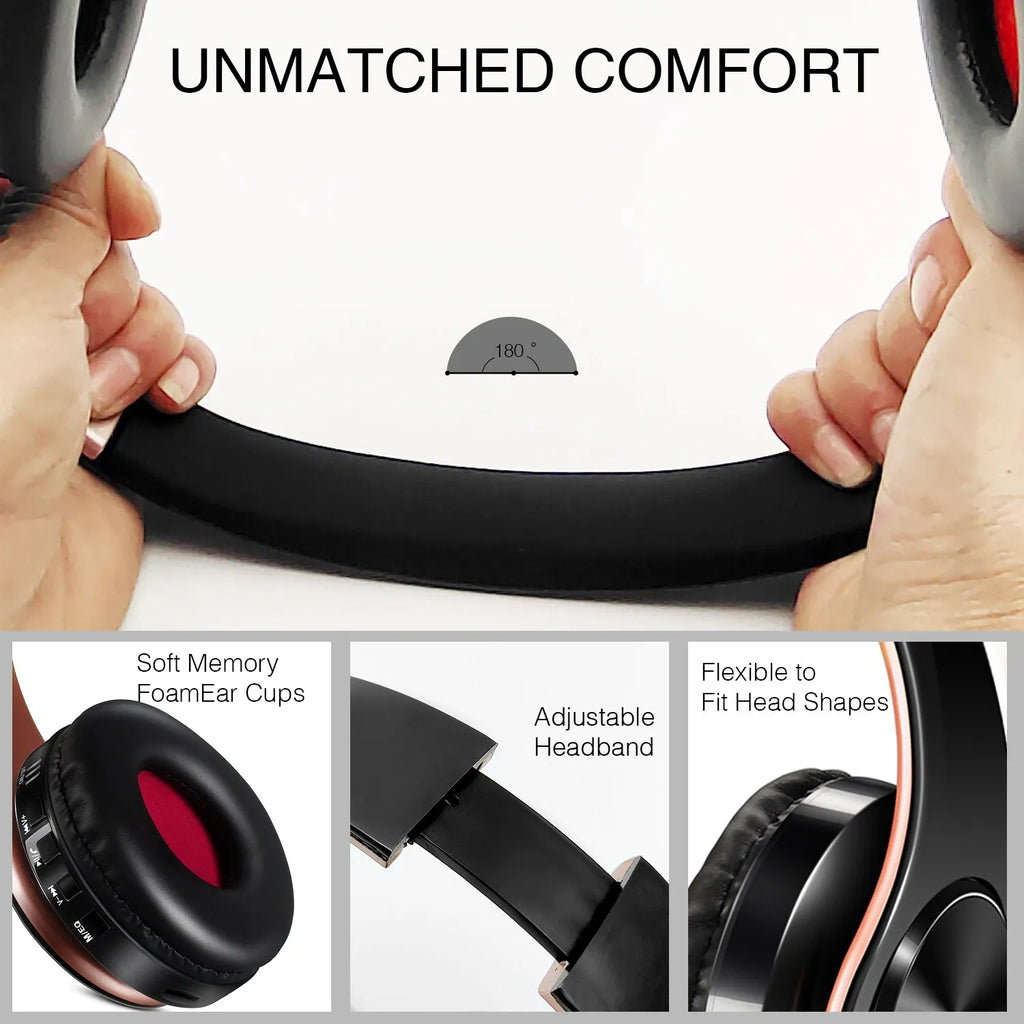 New Arrival Colors Wireless Bluetooth Headphone Stereo Headset Music Headset Over the Earphone with Mic for Iphone Sumsamg