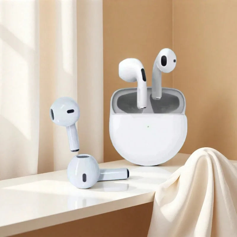 Original Air Pro 6 TWS Wireless Headphones Fone Bluetooth Earphones Mic Pods InEar Earpods Pro6 Earbuds sport Headset For Xiaomi