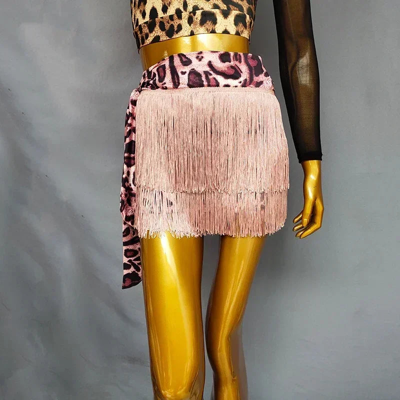 Halloween 2025 Costumes Kpop Outfit Women 1926 Female Rumba Cha Samba Cowboy Bullfight Asymmetric Skirt Nylon Jazz Jazz Music