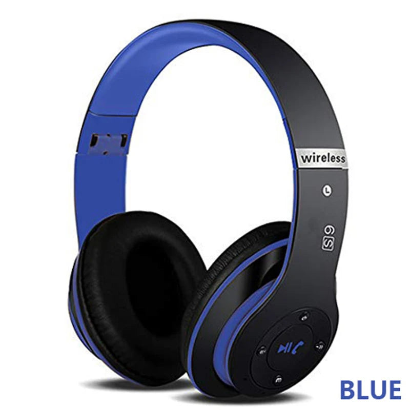 Bluetooth Wireless Headphones Noise Cancelling Bluetooth Earphone Foldable Handsfree Headset HIFI Stereo Game Headphones