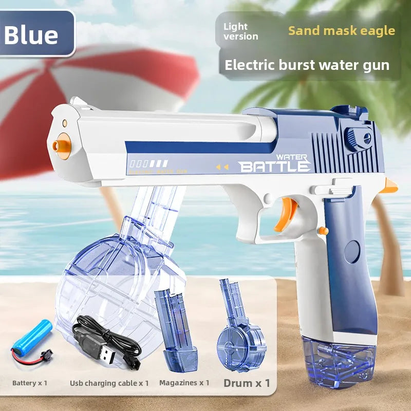 Electric Water Gun Toy Portable Automatic  Electric Burst Water Gun Kids Outdoor Water Toys