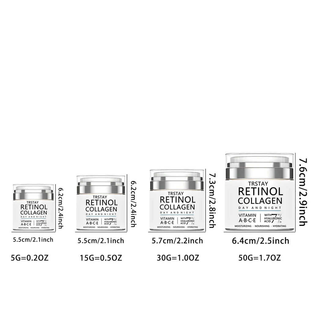 TRSTAY Retinol Collagen Cream - nourishes moisturizes, making the skin look more hydrated and smooth
