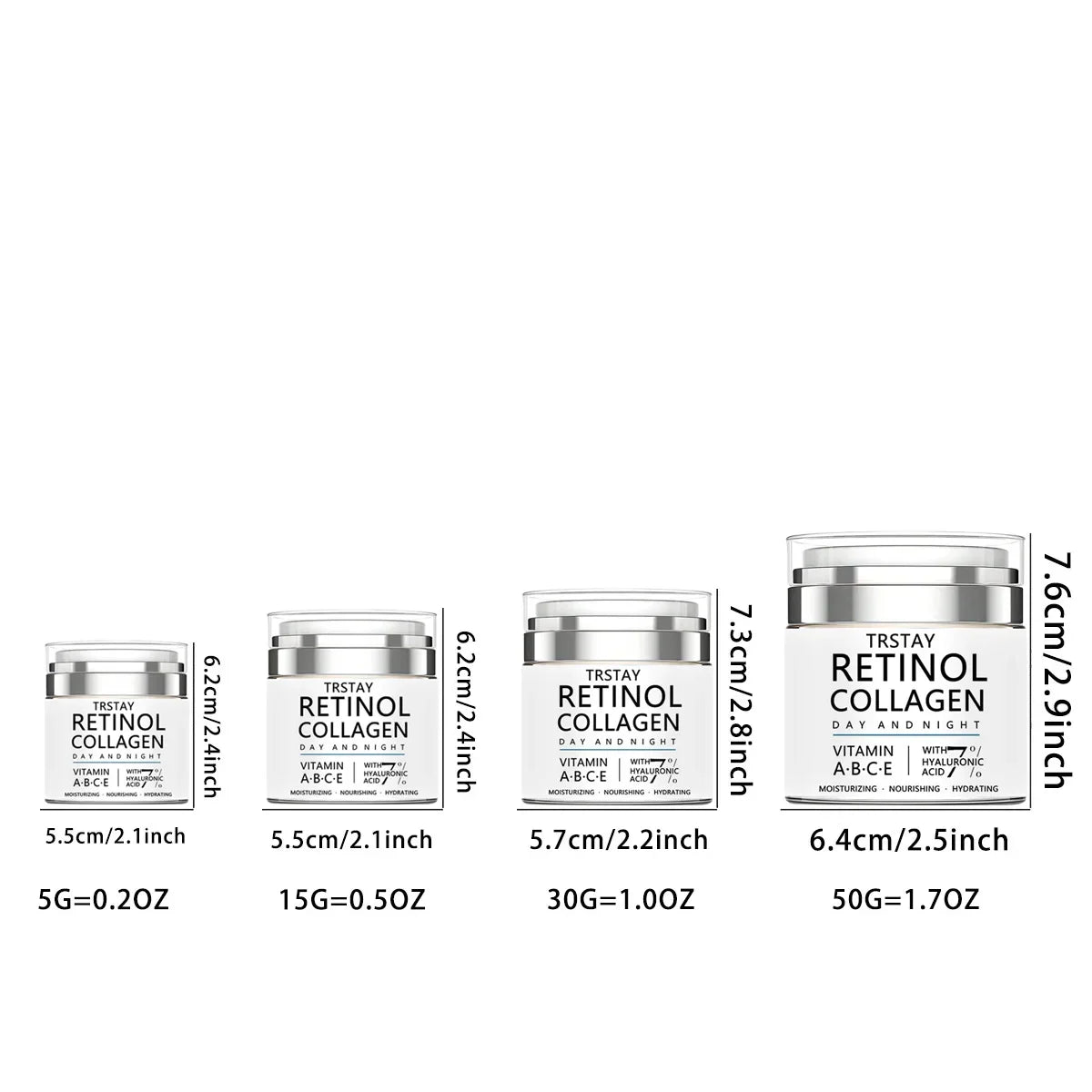 TRSTAY Retinol Collagen Cream - nourishes moisturizes, making the skin look more hydrated and smooth