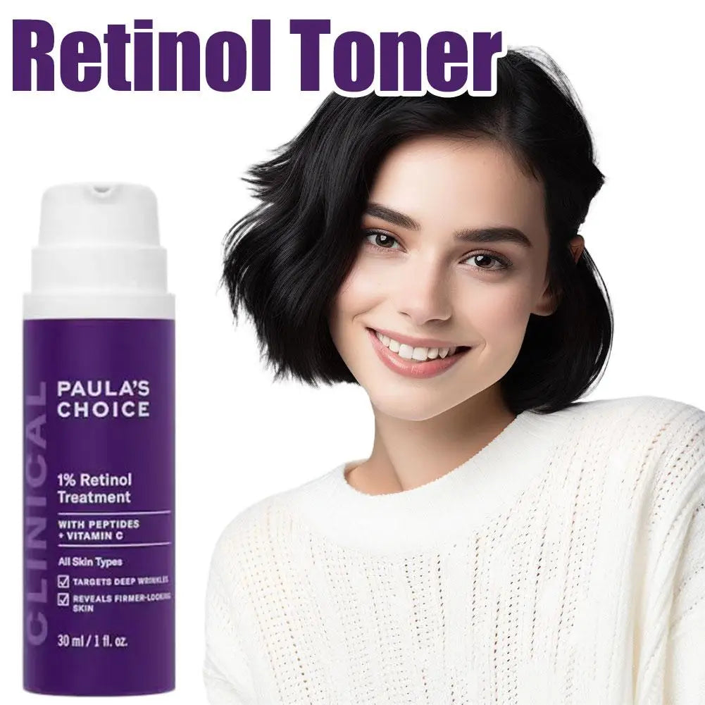 Paula's Choice 1% Retinol Serum 30ml Highly Effective Minimizes Pores Fine Lines Improve Acne Scars Closed Comedones Skin Repair