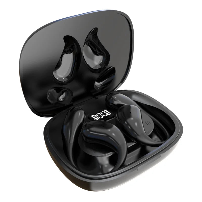 Bluetooth Wireless Headphones HiFi Music Earphones with Mic Smart Touch Noise Reduction Earhooks Waterproof Headset for Sports