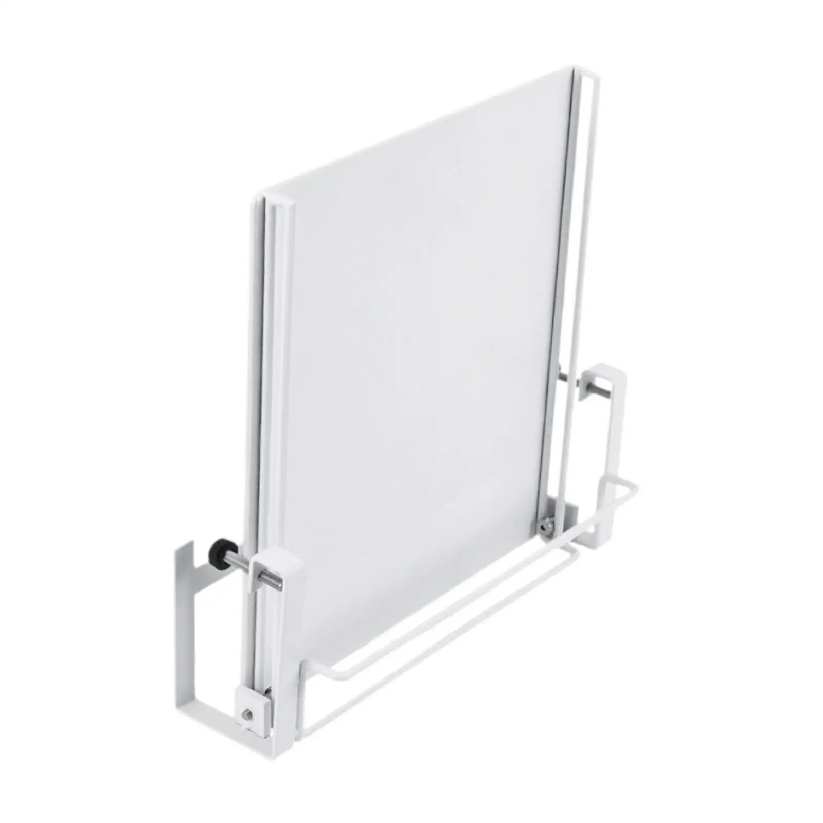 Kitchen Cabinet Door Organizer Accessories Multifunction Foldable White Rack Countertop Shelf for Balcony Pantry Home Bathroom