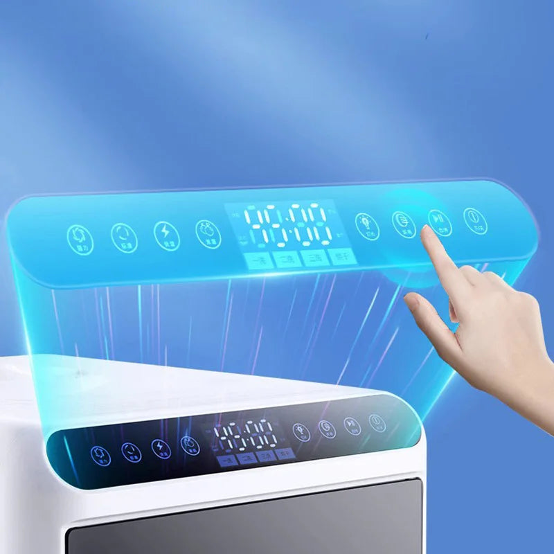 Installation-free tabletop dishwasher 110V/220V water tank model UV+high temperature sterilization Household dishwasher