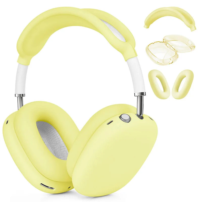 for 2024 AirPods Max2 New Headphone Protective Case 3 in 1 transparent TPU Silicone Case Anti-scratch For Airpods Max2 Protector