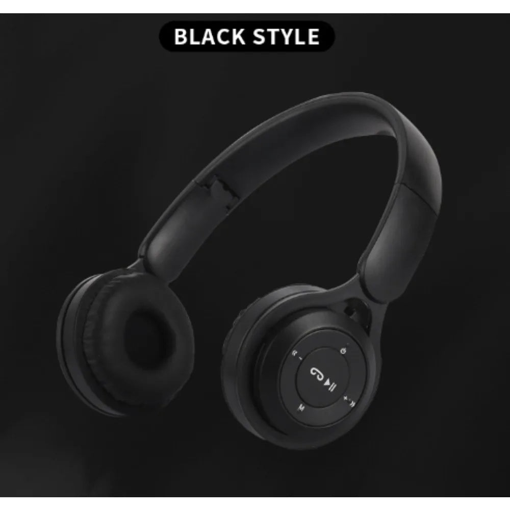 IGRARK Headband Bluetooth Headset Y08 Wireless Bluetooth Headset Portable Foldable Children Headset Yellow