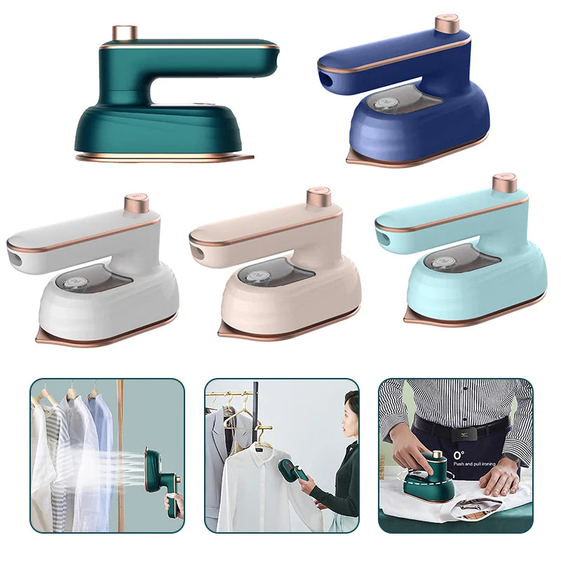 Professional Mini Steam Iron Handheld Portable Garment Steamer Dry Wet Clothes Fabric Ironing Machine for Home and Travel New