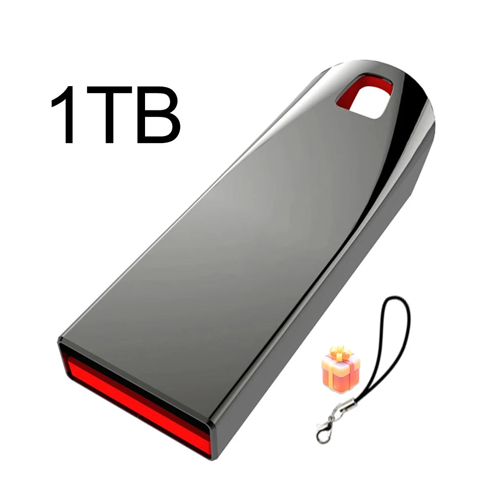 Metal USB 3.0 Memoria USB Pen Drive 2TB Pendrive USB Flash Drive 1TB High Speed Cle USB Flash Memory Key USB Drive Free Shipping