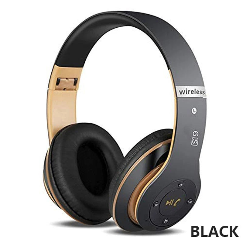 Bluetooth Wireless Headphones Noise Cancelling Bluetooth Earphone Foldable Handsfree Headset HIFI Stereo Game Headphones