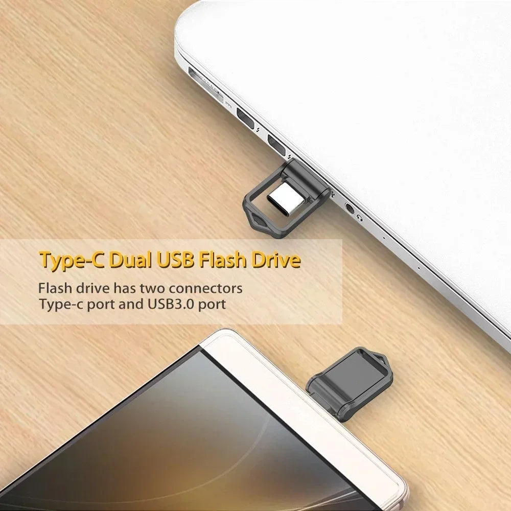 Xiaomi USB 3.2 2TB Flash Drive High Speed Type-C Interface Dual-Use Flash Memory 512GB 1TB Stick For Phone Windows 11 Computer