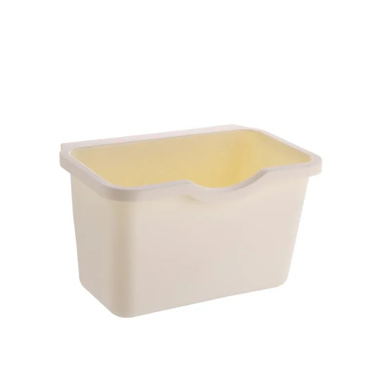 Kitchen Cabinet Door Hanging Mini Waste Bins Household Rubbish Cleaning Tool