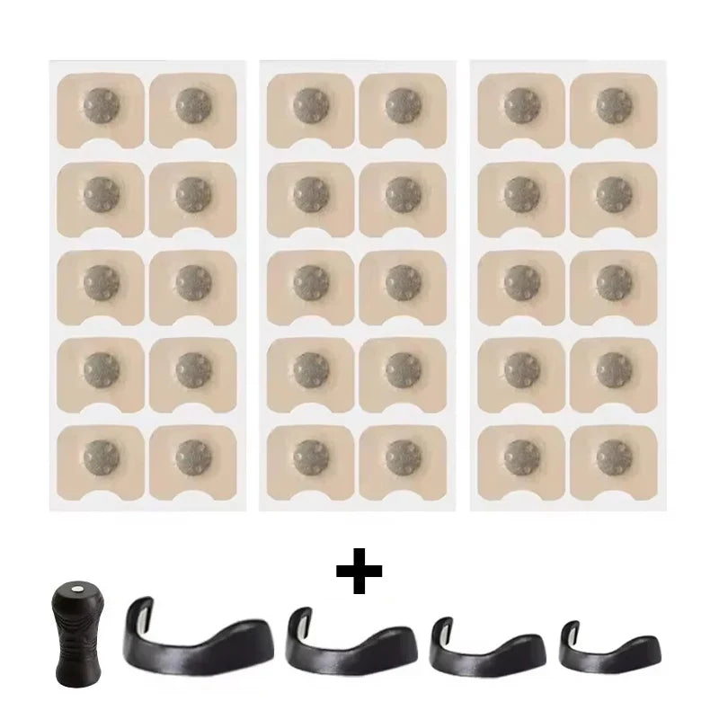 30/60/90/150Pcs Nose Breathing Magnetic Suction Iron Nasal Strips Increase Air Intake Better Sleeping Patch Reduce Snoring Tools