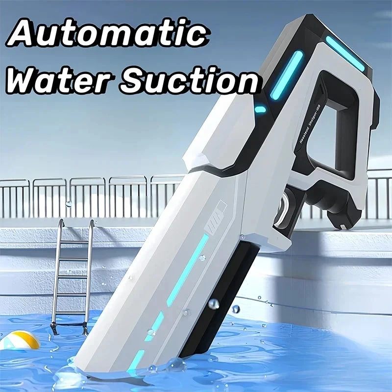 Electric Water Guns For Adults Kids Powerful Squirt Automatic Water Suction Water Blasters Summer Outdoor Beach Toy Kids Gift