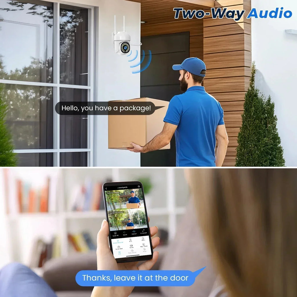 Yoosee PTZ IP Camera 3MP 5MP CCTV Outdoor Waterproof Color Night Vision Auto Tracking Two Way Audio Wifi Security Camera