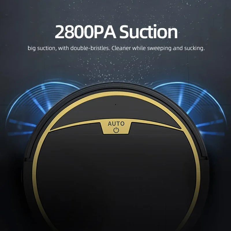 MAutomatic App Control Vacuum Cleaner Household Floor Sweeper Water Tank Wet Dry Electric Mop Robot Vacuum Cleaning Machine