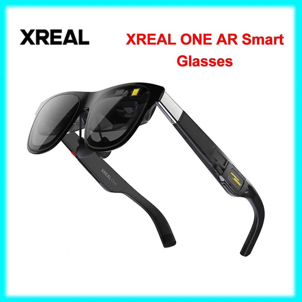 NEWEST XREAL ONE AR Smart Glasses 147Inch Screen with 1080P 120Hz 32:9 Wide Angle Display Stereo 50 FoV Game Viewing Device