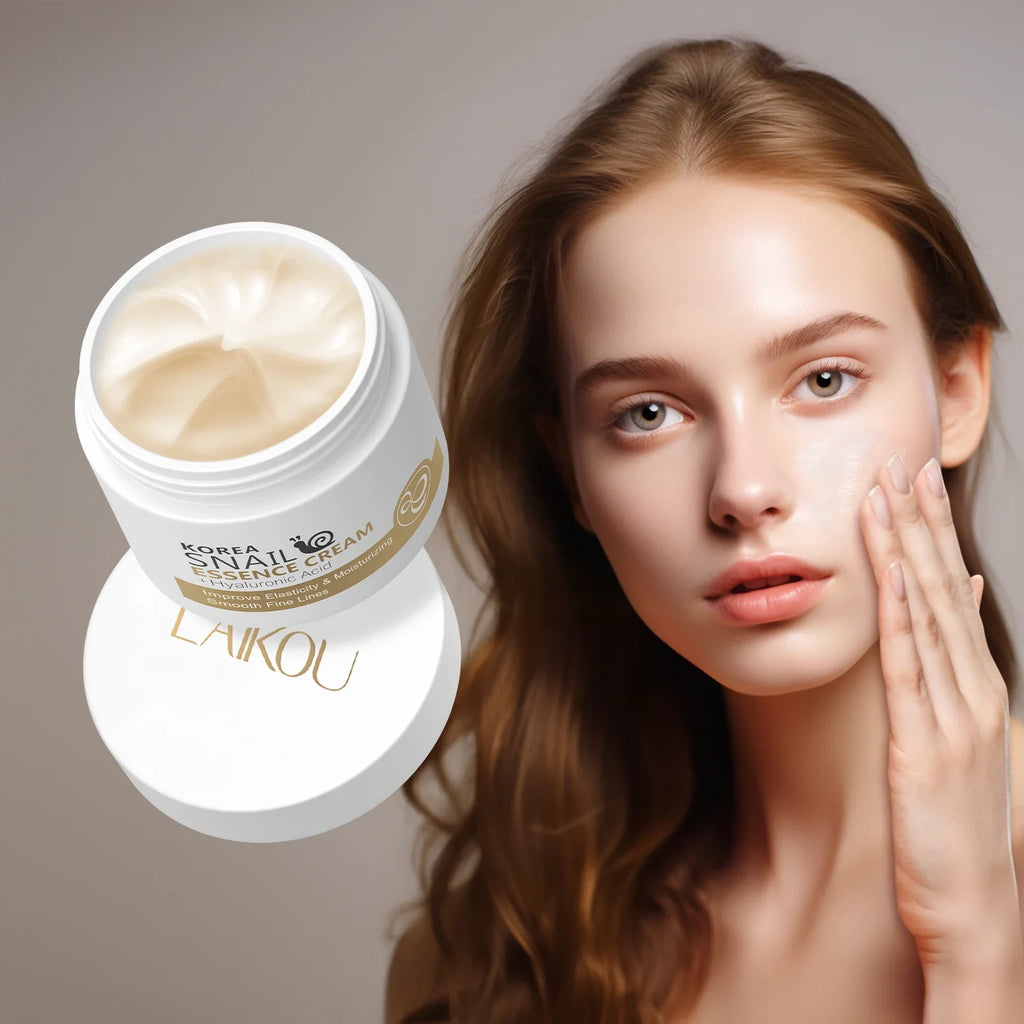 LAIKOU Snail Anti-aging Cream Moisturizing Nourish Heavy Moisturizer Bright Whitening Day Cream Autumn & Winter Special Care 25g