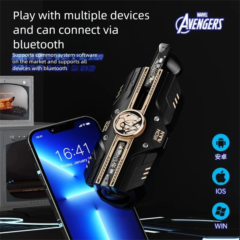 MARVEL Air Pro Wireless Bluetooth Earphones Headphones HiFi Sound Low Latency Noise Reduction Earbuds for IPhone Android