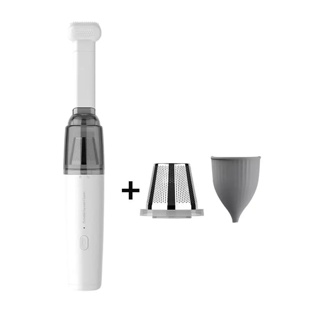 Car Vacuum High-Power Cordless Portable Handheld Strong Suction for Car & Home Crevice Cleaning Easy to Carry Compact Cleaner