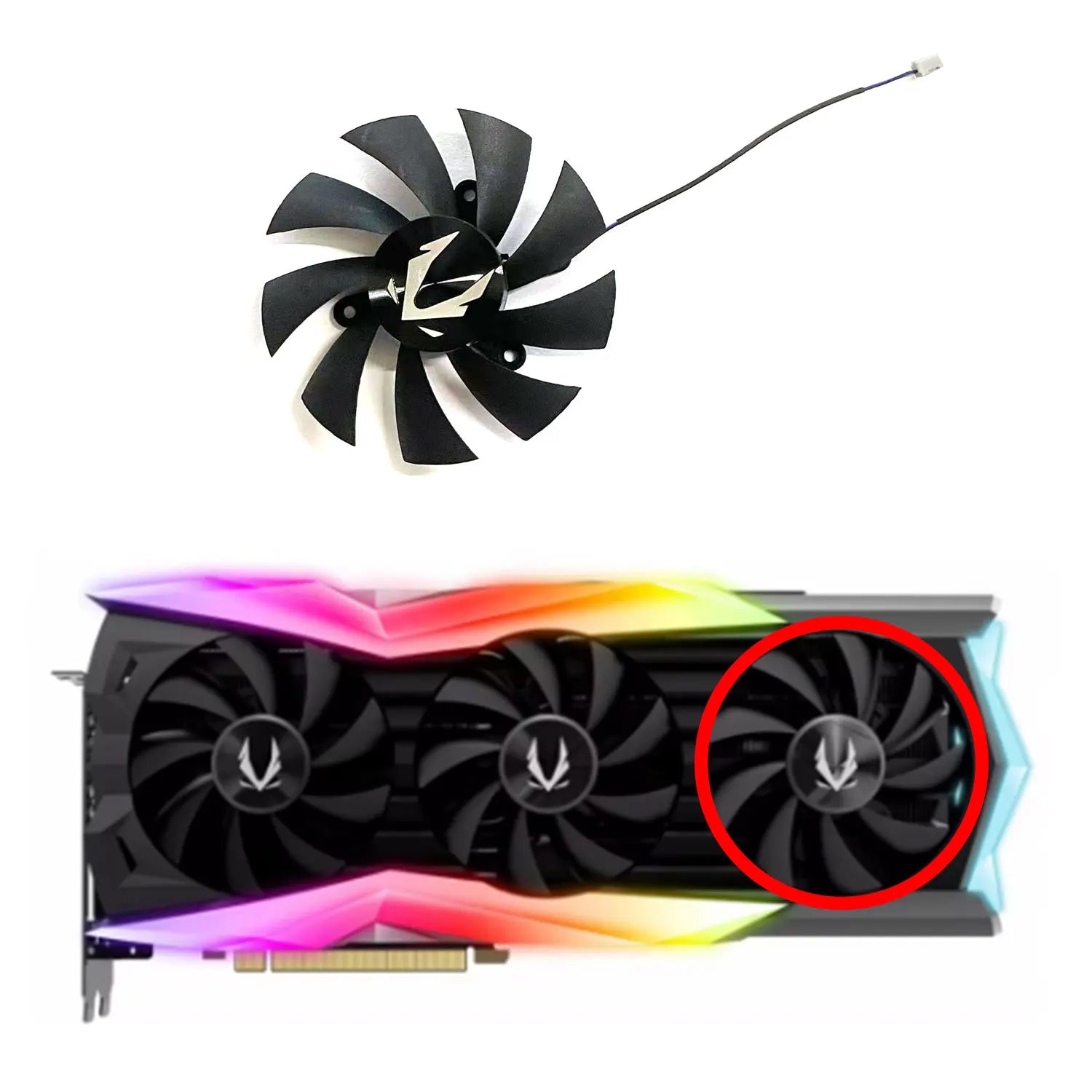 For ZOTAC GAMING GeForce RTX 2080 2070 2080 Ti AMP Extreme GPU Fan 87MM GA92S2U RTX2080 Super 2080Ti Graphics Card Cooling Fan