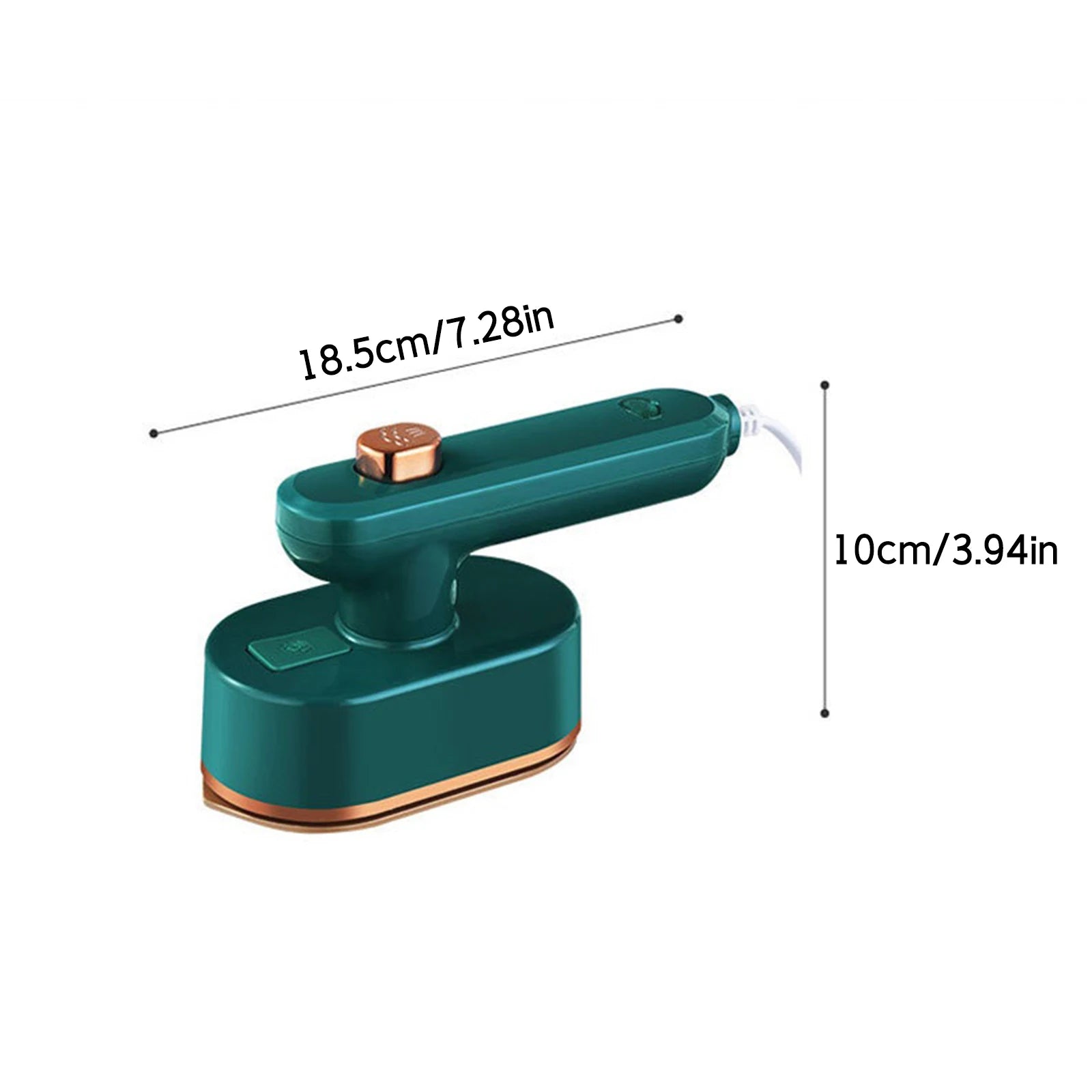 50ML Mini Handheld Steam Iron 40W Foldable Wet Dry Ironing Machine Household Travel Fast Heating for Clothes Fabric Wrinkle