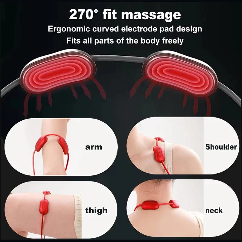 Cervical Spine Massager with Hot Massage Relax Relief Portable Hot Compress Neck Spine Massager Spa Relaxation Treatment Tools