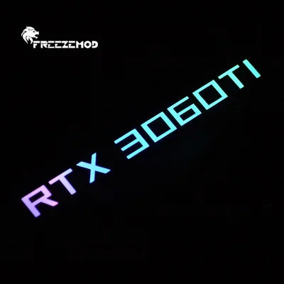 FREEZEMOD GPU Side Panel RTX3090 GTX ROG PC Decoration Video Card Plate Faith Lamp Water Cooler AURA SYNC XYD-5V Cooling ARGB