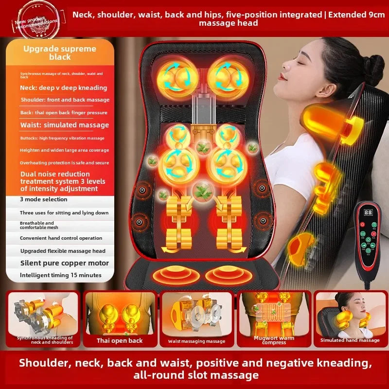 Hot selling item Massage Pad Multifunctional Intelligent Kneading Cervical Spine Waist Back Hips Seat Pad