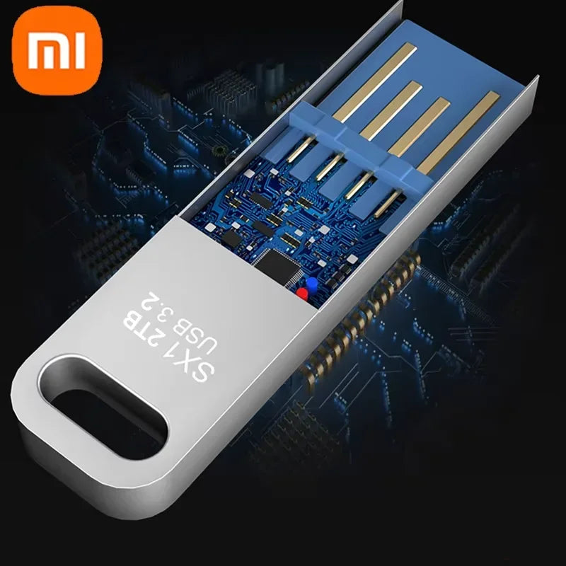 Xiaomi 2TB USB 3.2 Flash Drive High Speed Metal U Disk TypeC Memory Stick Waterproof Storage PC Phone Data Transfer Portable New