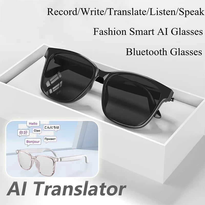 Smart Glasses AI Intelligent Translation Wireless Bluetooth Glasses With Real-time Simultaneous Interpretation Headset 2025 New