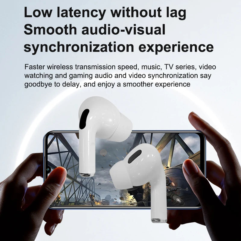 Choice Airs Pro Wireless Earbuds Bluetooth Headphones TWS Earbuds Waterproof Location Tracking Touch Controls Compatible for iOS