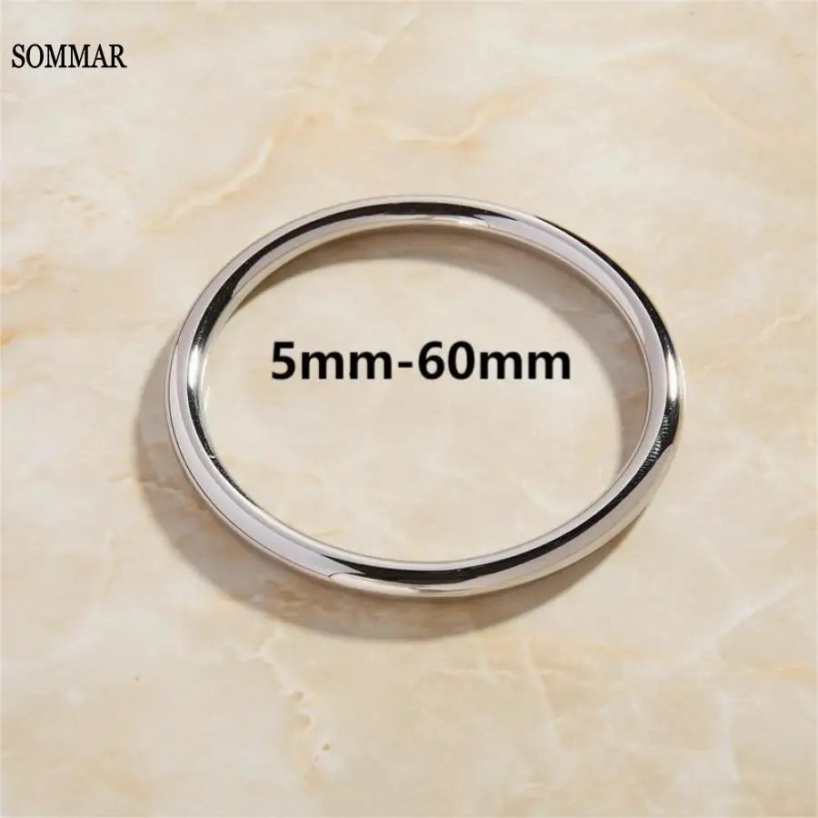 SOMMAR Hot Sale stainless_steel color charms bangle Simple Heritage Gold/Rose Gold Wedding Bracelet Jewelry European Style