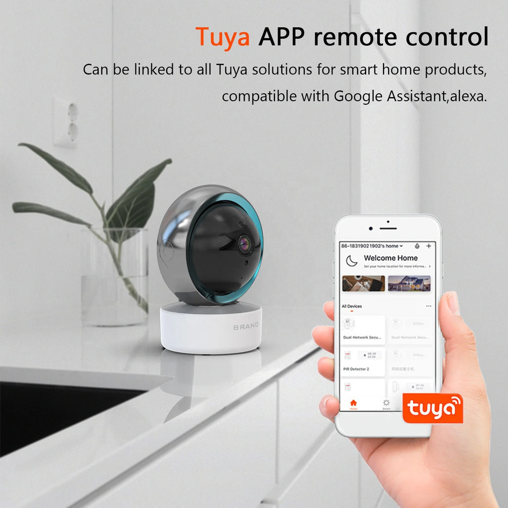 Best Selling Home Security Camera 1080P FHD WIFI PTZ Camera 360 Infrared Night Vision Mini Camcorders WIFI Smart Camera