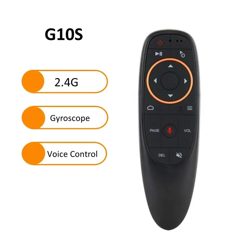 HaaYot G10S Pro Air Mouse Voice Control BT Sensing 2.4GHz Wireless Smart Remote Control Gyroscope IR Learning for Android TV Box