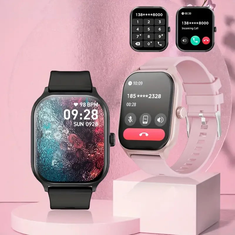 Smart Watch Women 2.01 HD Smartwatch Men Bluetooth Call Message IP68 Waterproof For Men Women Gift For Android iOS