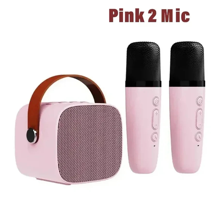 Karaoke Portable Wireless Bluetooth Speaker With Microphone Machine Caixa De Som Mini Sound Box Music Small Column Bocina Coluna