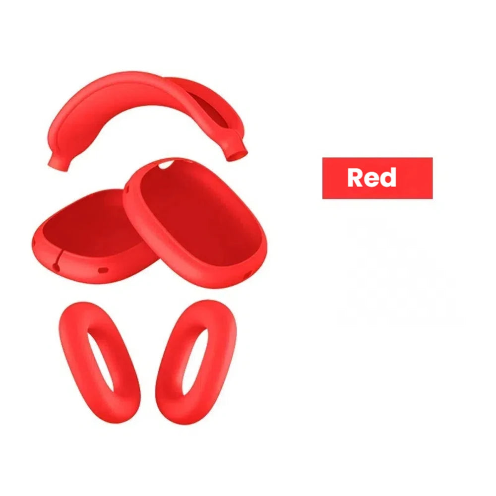 3 in 1 Soft Silicone Case for Airpods Max Cases Skin Protector Wireless Headphones Covers Shockproof Earphone Covers Accessories