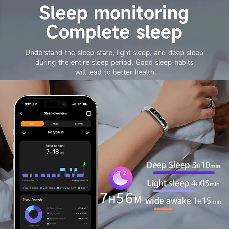 Women Smart Bracelet With Heart Rate Monitor Activity Fitness Tracker Sports Wristband Waterproof Smart Watch Men Smartband