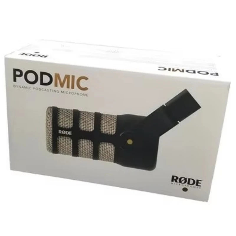 PC Condenser Microphone RODE PodMic with Adjustable desktop mic arm shock mount for Studio Recording Vocals radio Voice,YouTube